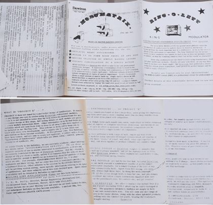 Dewtron-Early rare leaflets -Mr Bassman etc